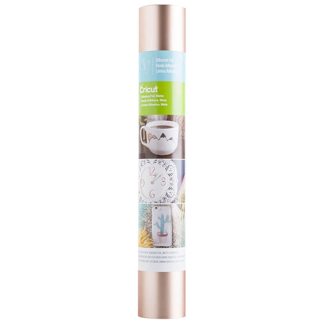 Cricut Adhesive Foil mate removible Matte Champagne, rollo