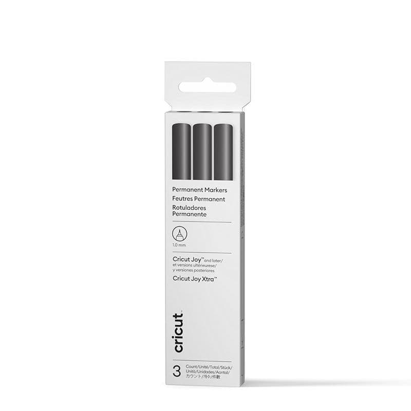 Cricut Joy™ Permanent Markers 1.0 mm Black, 3 ct, vista principal