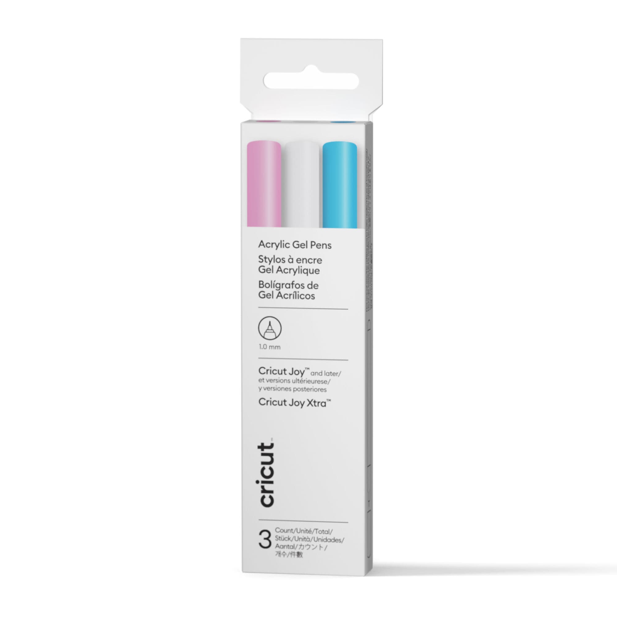 Cricut Joy™ Acrylic Gel Pens, 1.0 mm, 3 ct, vista principal