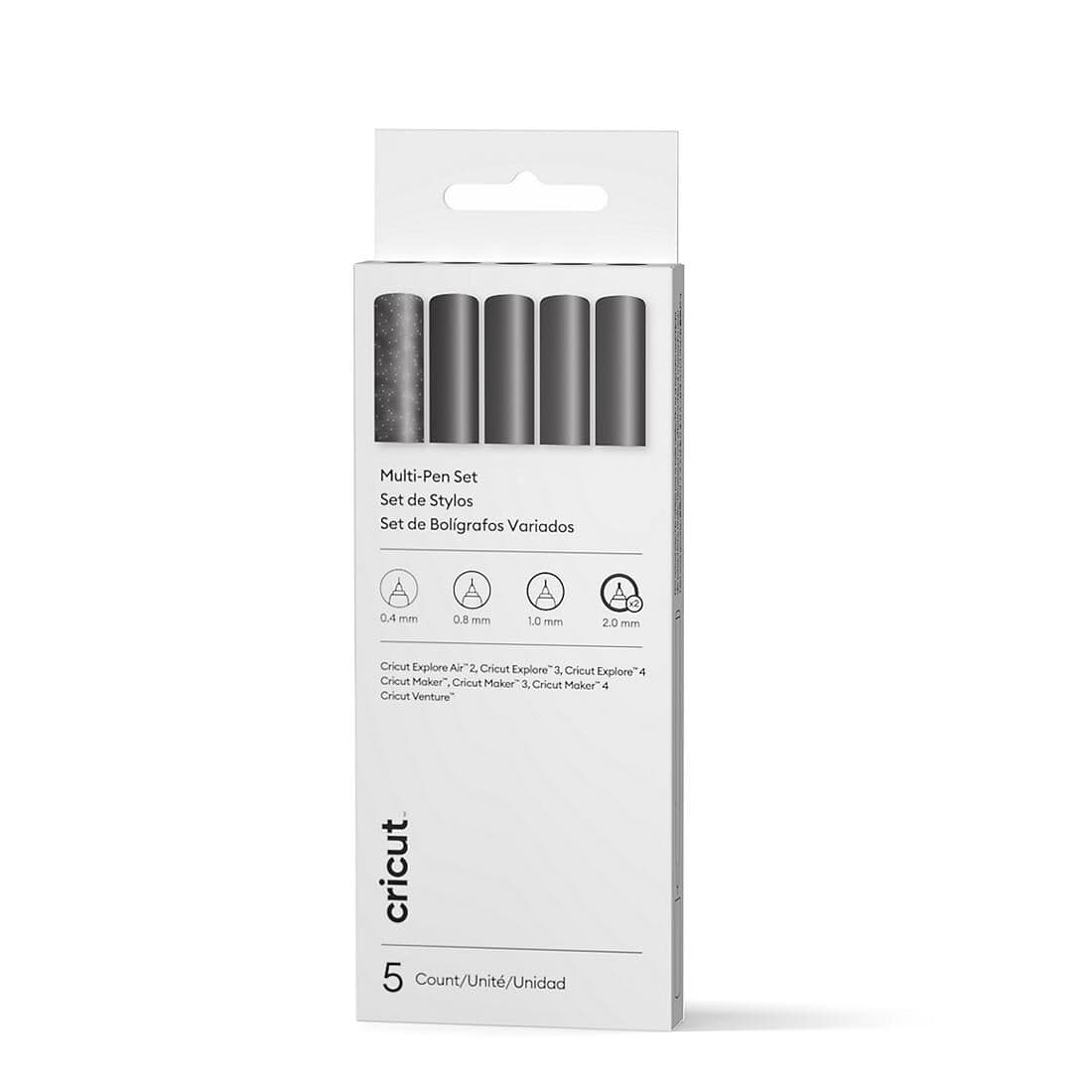 Cricut Multi Pen Set, 5 ct. Black, vista principal
