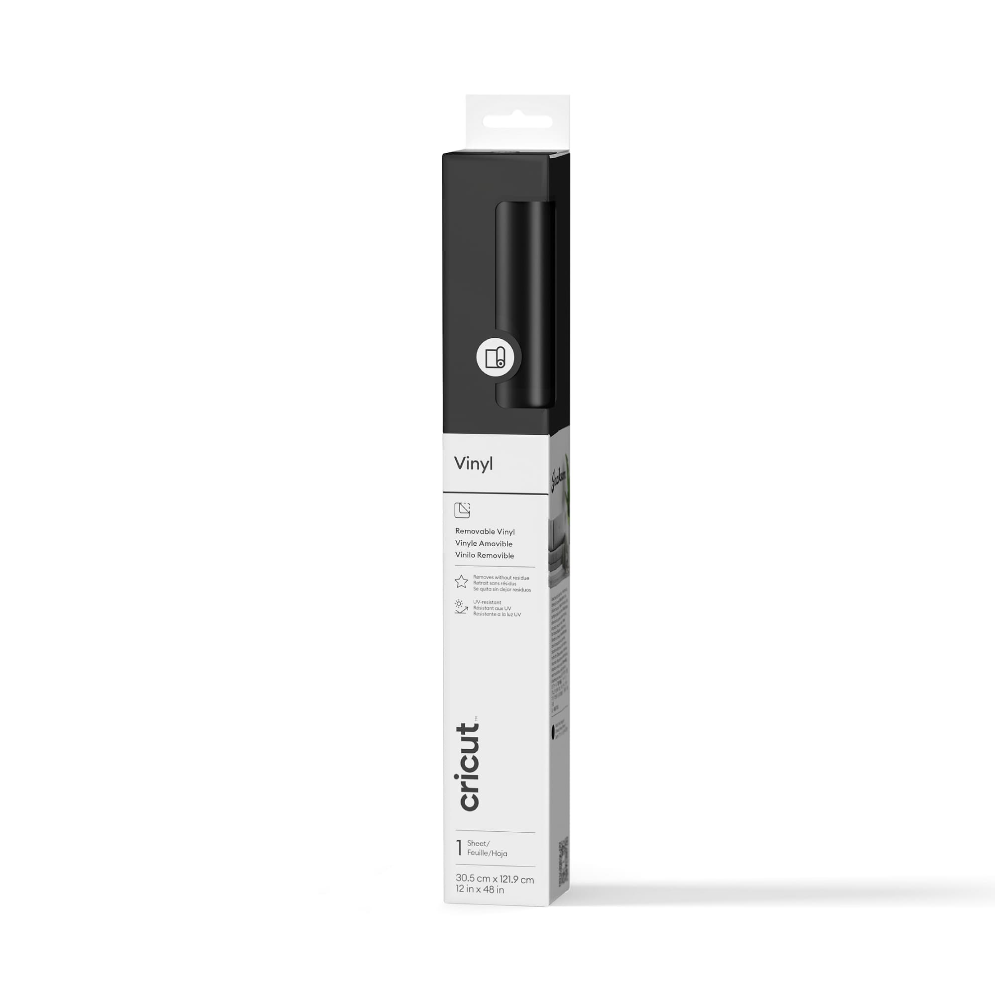 Cricut Premium Vinyl™ removible Black, rollo