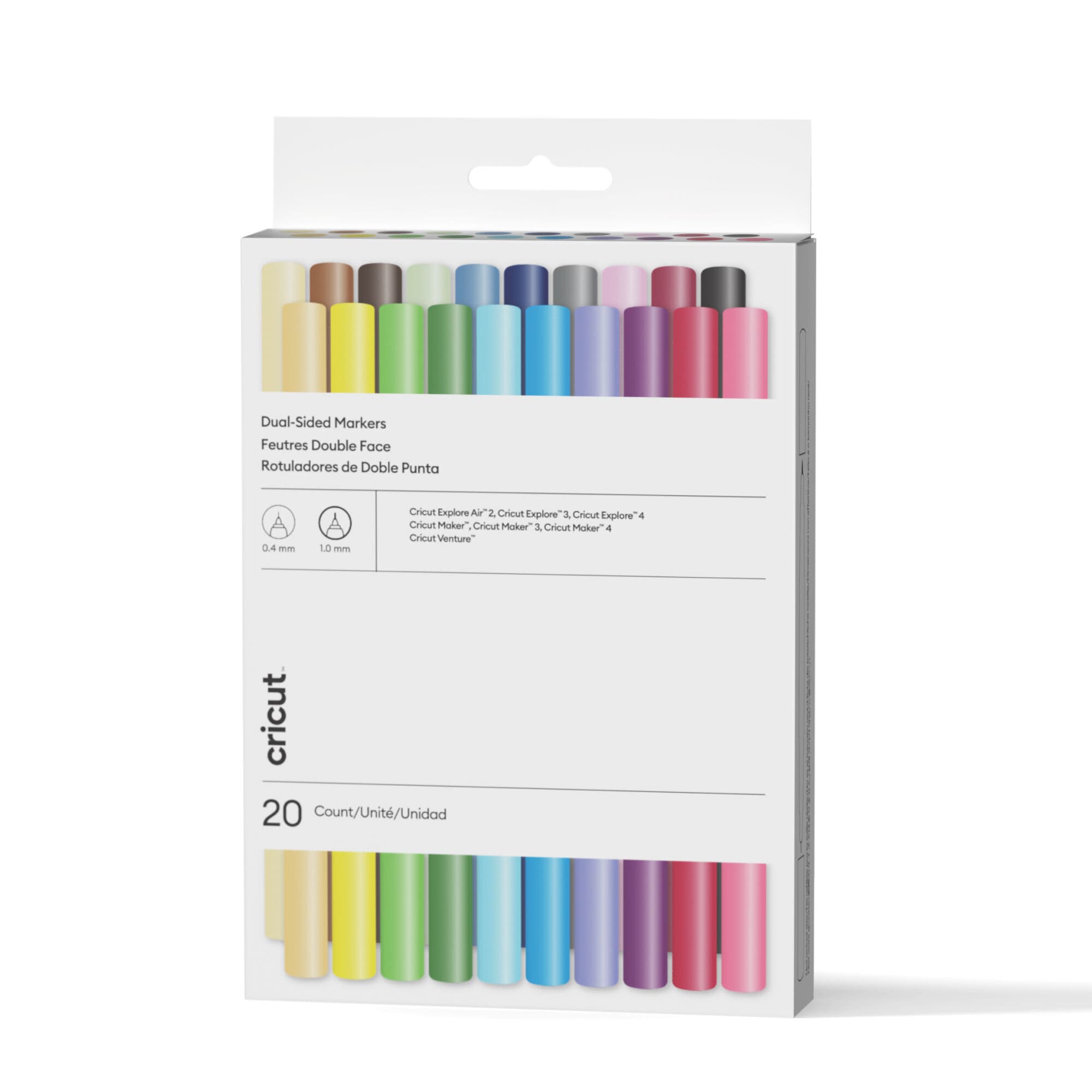 Cricut® Dual-Sided Markers, Ultimate Set, 20 ct, vista principal